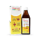 Nuestra 200 Ml Engrovit Height Growth Syrup For Children | Height Grow Fast | Help To Increase Height | Height Booster Supplements (Pack Of 1)
