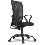 Green Soul Seoul Mid Back Smart Black Office Chair