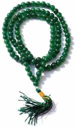 Vridaann Letnix Men and Women Stone Green Hakik Mala Necklace