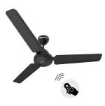 Atomberg Efficio 1200 MM 3 Blade Bldc Energy Saving 5 Star Rated High Speed Ceiling Fan With Remote, Matt Black