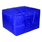 Kuber Industries Storage Bag | Parachute Travel Duffle Bag | Foldable Underbed Storage Bag | Attachi Storage Bag For Clothes with Handle | Large | Royal Blue