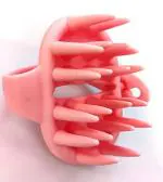 Mapperz Hair Scalp Massager Shampoo Brush/ Hair Washing Brush Silicone Head Body Massager Brush/ Shampoo Scalp Shower Hairbrush - Pink