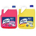 Lizol 5Litre Floral + 5 Liter Citrus, Disinfectant Surface & Floor Cleaner Liquid | Suitable for All Floor Cleaner Mops | Kills 99.9% Germs| India's #1 Floor Cleaner