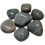 COLOUR STONE Natural Marble Pebbles Tumble Garden Stones for Outdoor Indoor Pathway Aquarium Decoration (Grey, 500gm)