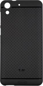 Vakibo Htc Desire 728 Black Rubber, Silicon Grip Case Back Cover