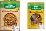 Tata Sampann | Garam Masala + Chole Masala| 100 Gm Each | Pack of 2 | 200 Gm + Spices Sprinkler
