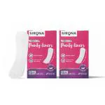 Sirona Ultra Thin Premium Panty Liners (Regular Flow) - 60 Counts (Pack of 2) - Large