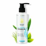 SKINISS Unisex Skin Hydrating Shower Gel with Glycerin, Lemongrass & Witch Hazel, Eco Friendly Soap Free Shower Gel (200 Ml)