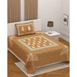 Jaipur Prime 100% Cotton Jaipuri Printed Single Bedsheet with 1 Pillow Covers