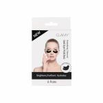 CLAMY Gel Collagen Charcoal Eye Masks Sheet Patch for Detoxifying - Pack Of 6