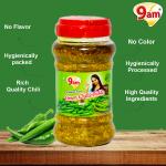 9am Green Chilli Pickle Green Chilli Pickle 1kg