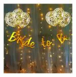 Party Propz Bride To Be Decoration Set -10 Pcs