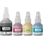 RC Print Ink refill for Brother DCP T220 T420 T520 T820 T920 T310 T510 T710 Black + Tri Color Combo Pack Ink Bottle