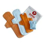 Avni Fluff Washable Cloth Pads With Storage Pouch - Xxl - 360Mm (Set Of 4)