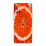 GADGETSWRAP Printed Vinyl Skin Sticker for Oneplus 8T - orange slices background