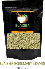 Elaisha Rosemary Dried Leaves Salvia Rosmarinus Leaves For Hair Growth Rosemary Herb Tea, 100 G