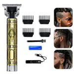 FINGER THREE Hair Trimmer For Men, Hair Trimmer For women, Rewup Professional Rechargeable Cordless Electric Hair Clippers Trimmer Hair Cutting Kit with 4 Guide Combs for Men T-Blade Jeepers Creepers (Multy)