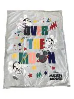 Disney Kids Bravo Premium Mickey Mouse Digital Print Velvet by Flannel Super Soft Plush Baby Quilts 110X140 CMS 1-3 Years