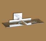 Stainless Steel Chrome Double Soap Dish, Soap Holder for Bathroom & Kitchen / Soap Case