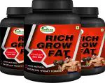 Inlazer Rich Grow Weight Gain Powder _ Women & Men / Gain Weight Upto 1.3 Kg/Month Weight Gainers/Mass Gainers (600 g, No Flavour)