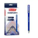Reynolds Comfort+ Blue ink 10 CT 0.6mm Ball pen -PACK OF 5