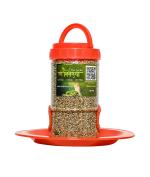 Skybeings Bird Feeder for Bird Food Small 1 Piece_Orange