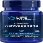 Life Extension Optimized Ashwagandha 60 vegetarian capsules
