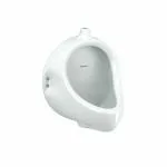 PARRYWARE FLAT BACK Series Flat Wall Mounted Manually Operated Male URINAL | Elongated Oval, 270x360x440 mm, Exposed Vertical Water Inlet | Space Saving, Hygenic, Commercial/Residential Bathrooms