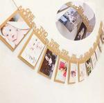 Festiko 1st Birthday Decorations, Monthly Milestone Birthday Photo Banner For Newborn To 12 Months, Picture Banner For Birthday, Gift, 1st Birthday Bunting Baby Photo Prop Banner