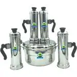 Coopany Stainless Steel 4 in 1 Putu Maker / Steam Puttu Maker / Puttu Kudam