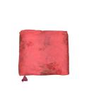 DZY Mosquito Net/Machardani Cotton Flower Printed King and Queen Size for Double Bed with Lace (Size-6 feet X 7 Feet , 182 cm X 213 cm) Color- Pink