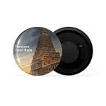 Dhcrafts Multicolor Metal Thanjavur D2 Printed Fridge Magnet, 5.8 Cm