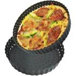 Zollyss Pizza Pan, 9 Inch Carbon Steel Pizza Pan with Holes, Round Versatile Pizza Tray
