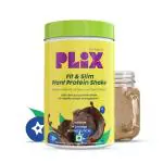 PLIX Fit & Slim Smoothie For Healthy Weight Management and Metabolism | 500g Chocolate Flavour Pack | Low-Calorie Meal Replacement Shake | Pumpkin, Wa