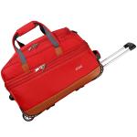 Alfisha Red Expandable Lightweight Travel Duffle Trolley Strolley Bag