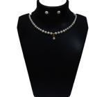 JAYA VISION ENTERPRISES Single Line Gradient Real Pearl Necklace