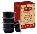 ALU-FRESHH Food Storage Disposable Plastic BPA Free Containers with Lid 250ML (Pack Of 50)