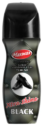 Maxwax Liquid Shoe Polish 75 ml ( Black )