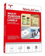 Novajet 06 Cd A3 Self Adhseive Paper Labels (100 Sheets)