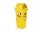 Cello Kleeno Dome Lid Plastic Garbage Dustbin Bucket 60 LTR - Yellow