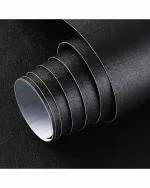 UZANIYA Black Abstract Self Adhesive Wallpaper (1000 x 45 cm)