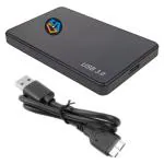 DS COMPUTERS 3.0 - Portable External Hard Disk - 320 GB - 2 Year Warranty - USB 3.0 for PC Laptop Windows and Mac, External HDD - Black (320 GB)