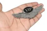 Incognito Wings VIP Emblem Sticker for All Cars, Bikes, Metal (1)