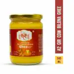 YOGRATNAYOGI Organic A2 Cow Ghee 500 ml | Glass Jar | Bilona Method | Curd-Churned |Pure, Natural & Healthy | Lab Tested.