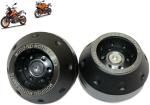 OBEROIS TRADERS Duke RC 125 / 200 / 250 / 390 Bike Wheel / Frame / Fork Sliders Axle Protector Motorcycle Fork Cover (Black) Parts