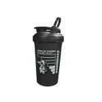 PowerMax Fitness PSB-7-B (700ml) Leak Proof Class Portable Protein Shaker Bottle with Measurement line. The Bottle’S Sleek-Yet-Substantial Design Fits Most Car And Gym Equipment Cup Holders.