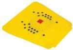 WIB 81 Acupressure Power Mat With 22 Bio Magnets Massager (yellow)