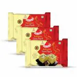 Bambino Butterscotch Soan Papdi Diwali Sweets Pack of Each 200 Gms X Pack of 3 (600 Gms)