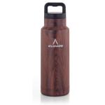 Atlasware Stainless Steel Hot and Cold Vacuum Handle Flask 1000ml Wood Finish