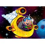 The Flyer's Bay Fiddly's Space Hero Wood Jigsaw Puzzles for Kids